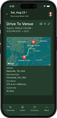 RoadOps drive routing