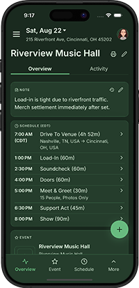 RoadOps board overview