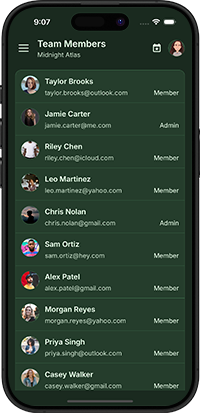 RoadOps team management